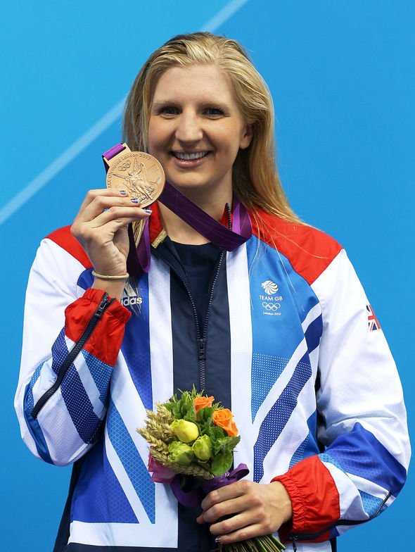 Adlington with her bronze medal from at London 2012.