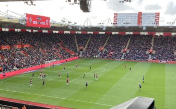 View from St Mary's main stand of Southampton vs Middlesbrough.