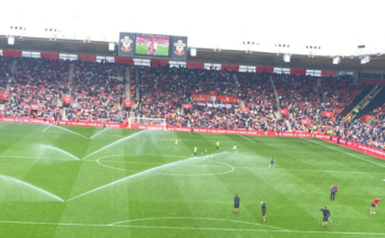 Image of St Mary's Stadium, Southampton, from the Northam Stand.