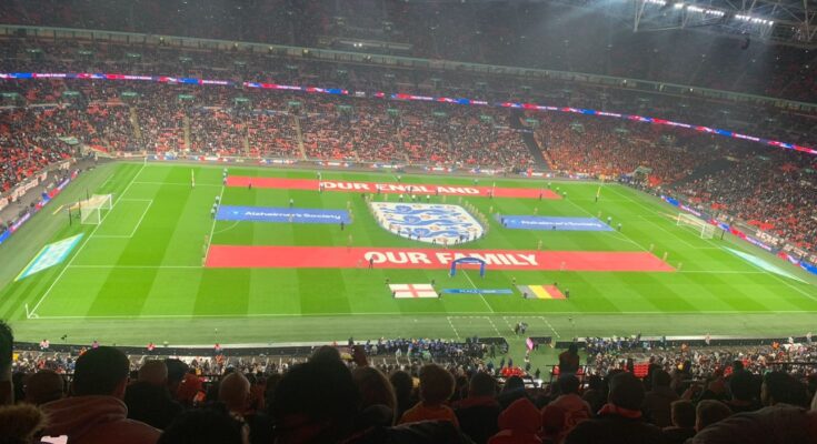 England V Belgium, March 2024 at Wembley