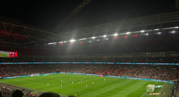 Second half of England v Germany friendly.