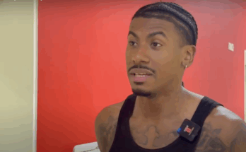 Solent Kestrels guard, Andre Arissol being interviewed.