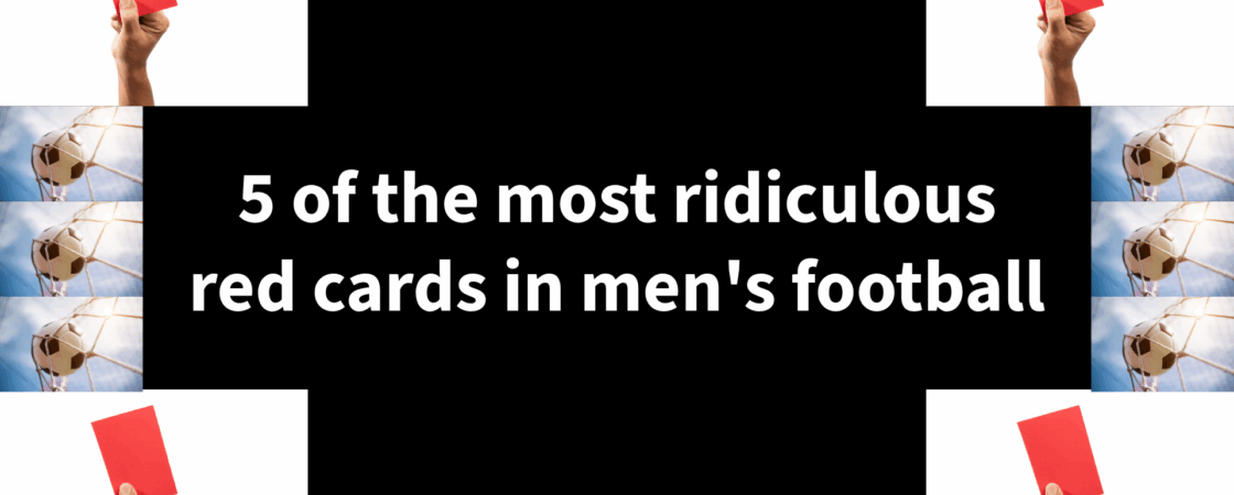 red cards in men's football