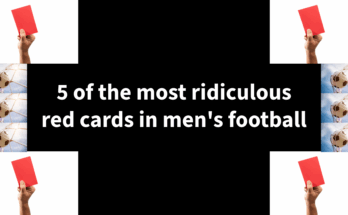 red cards in men's football