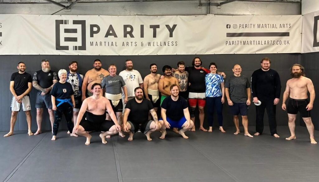 Southampton Sumo club members at Parity Martial Arts & Wellness