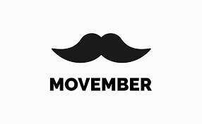A moustache showing the text Movember beneath it.