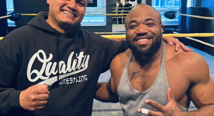 quality Wrestling picture including one half of the founders Rishi