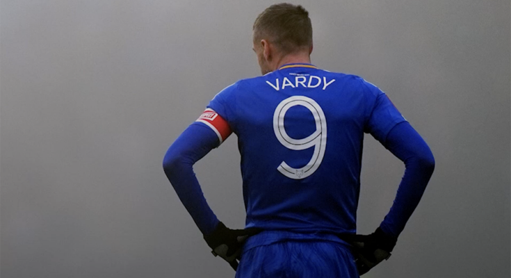 Leicester legend Jamie Vardy part of the 2016 champions team