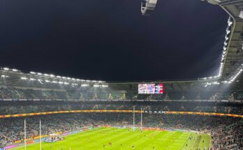 View of Allianz Stadium from second tier seating
