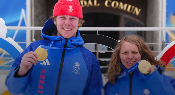 Two gold medalists at the 2026 Winter Olympic Games.