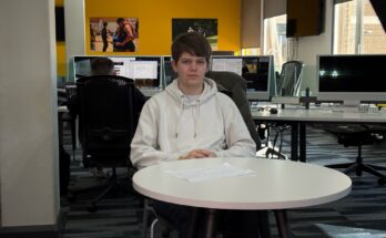 Ben Growdon in presenting action.